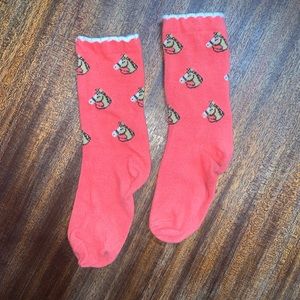 Janie and Jack Toddler Girl Horse Socks